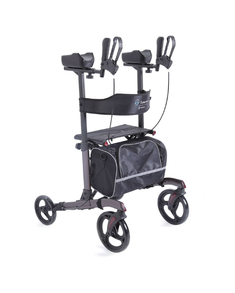 Rollator de Aluminio con Soporte de Antebrazos Saturno